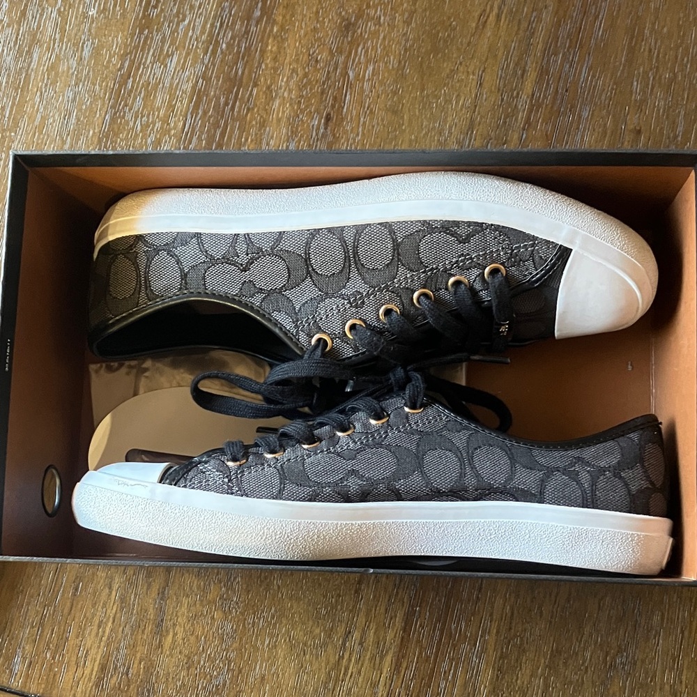 Coach Black and Gray Sneakers